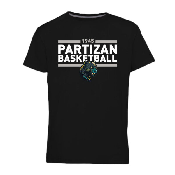 Partizan basketball majica (crna), kk partizan shop